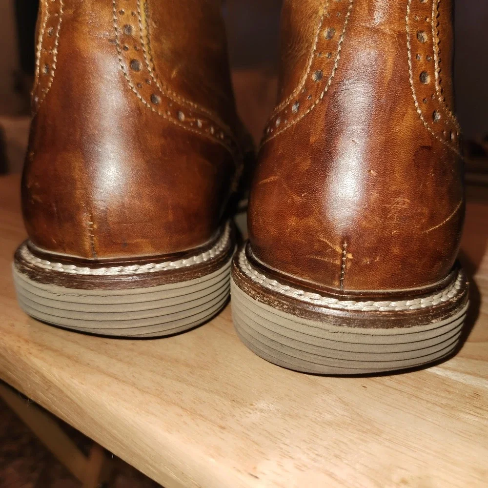 Johnston & Murphy‎ Rich Brown Chukka Boots US Men's 8M Quiet Luxury